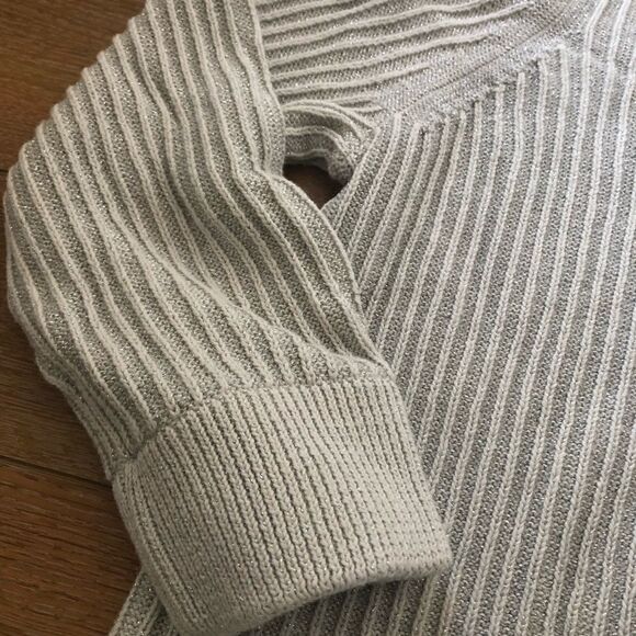 Zara Grey and Silver Tunic Sweater Dress - Picture 4 of 5